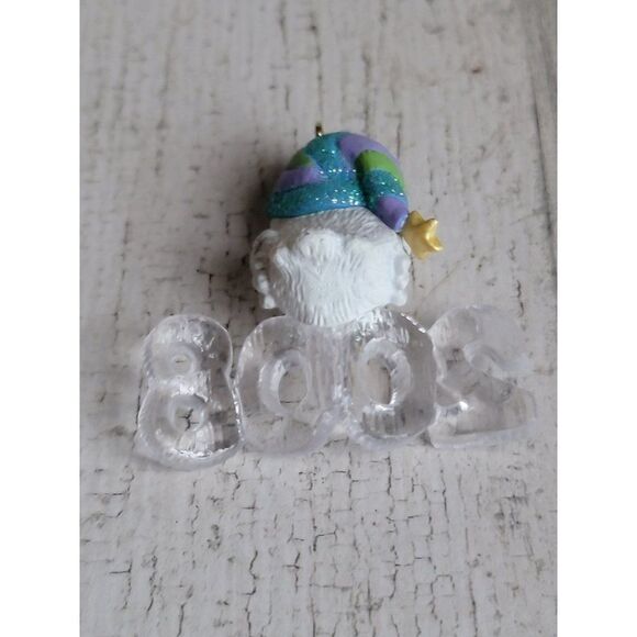 Hallmark cool decade owl 2008 ornament Xmas glitter - Picture 4 of 5